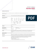 HARDOX - 600 - UK - Data Sheet