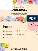 Presentación Diapositivas de Salud Mental Emociones Psicología 