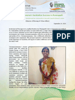 Satyanarayanamma's Sanitation Success in Ponnapalli