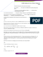 NCERT Solutions For Class 12 Physics Chapter 12 Atoms