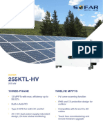 Datasheet SOFAR 255KTL-HV - EN