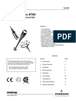 DOC010439 - 0 Manual Emerson Mobery 9700 Hydrostatic Level Transmitter