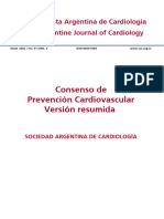 Consenso de Prevencion Cardiovascular. Version Resumida 1 1