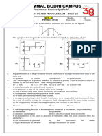 Xii Module Exam - Physics Set B (10-01-2024) - Mahendra Sir