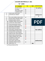 Ratificacion Matricula 2025