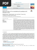 2024 - Behavioral Effects of Two Cannabidiol and Cannabigerol-Rich Formulas On Mice