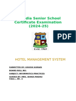 Hotel Management 2024-25