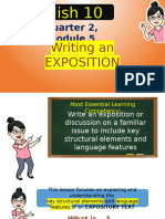 Q2 Module 5 Writing An Exposition