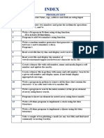 Program List Class XII (Python) - 1