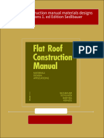 Immediate Download Flat Roof Construction Manual Materials Designs Applications 1. Ed Edition Sedlbauer Ebooks 2024