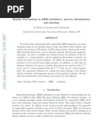 G. Kowal, A. Lazarian and A. Beresnyak - Density Fluctuations in MHD Turbulence: Spectra, Intermittency and Topology