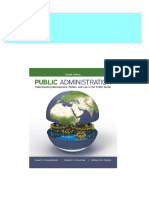 Full Public Administration Understanding Management Politics and Law in The Public Sector David H. Rosenbloom Ebook All Chapters