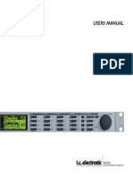 TC Electronic m3000 Manual English