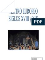 Teatro Europeo Siglo XVIII y XIX