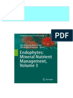 Endophytes Mineral Nutrient Management 1st Edition Dinesh Kumar Maheshwari (Editor) 2024 Scribd Download