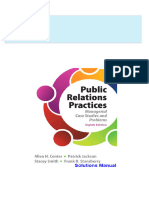 Get Public Relations Practices 8th Edition Center Solutions Manual Free All Chapters