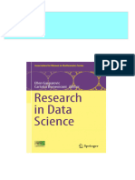 Full Download Research in Data Science Ellen Gasparovic PDF