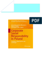 Full Corporate Social Responsibility in Poland: Strategies, Opportunities and Challenges Aneta Długopolska-Mikonowicz Ebook All Chapters