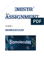 Biomolecules Chemistry Assignment