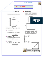 Cilindro Circular Recto para Cuarto de Secundaria