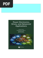 Full Download Power Electronics, Drives, and Advanced Applications 1st Edition Vinod Kumar (Author) PDF