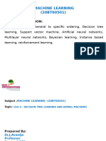 Unit II 2.2 ML Kernel Machines SVM