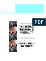 The Emotional Foundations of Personality A Neurobiological and Evolutionary Approach Kenneth L. Davis All Chapter Instant Download