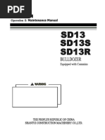 SD13C Dozzer Operation & Maintenance Manual