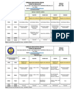 Horarios de Clases para Plan de Contingencia