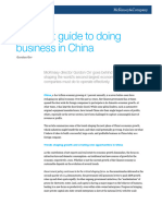 A Pocket Guide To Doing Business in China