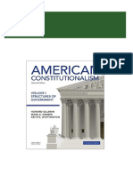 (Ebook PDF) American Constitutionalism Volume I Structures of Government 2nd Edition 2024 Scribd Download