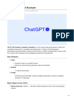 YACC Basics and Example