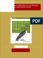 Instant Download High Performance Mobile Web 1 (Early Release) Edition Maximiliano Firtman PDF All Chapters