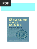 Full The Measure of All Minds Evaluating Natural and Artificial Intelligence 1st Edition José Hernández-Orallo Ebook All Chapters