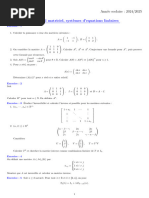 TD Matrices