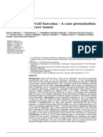 Prezentare de Caz - Sarcom Cu Celule Clare