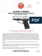 Ruger P94 Pistol Parts