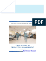 PDF Foundations of Operations Management Canadian 4th Edition Ritzman Solutions Manual Download