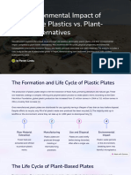 The Environmental Impact of Single Use Plastics Vs Plant Based Alternatives