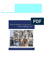 The Routledge Companion To Sounding Art 1st Edition Marcel Cobussen 2024 Scribd Download