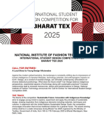 International Student Design Competition Bharat Tex 2025