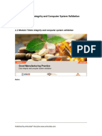 Module 7 Data Integrity and Computer System Validation No Assessment