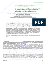 Prediction of Single Event Effects in FinFET Devices Based On Deep Learning