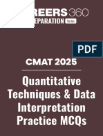 CMAT 2025 Quantitative Techniques & Data Interpretation Questions Answers PDF - 1733032238287