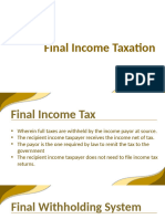 Income Taxation Presentation - HEC Chapter 5