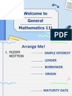 1 Simple and Compound Interests