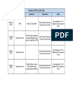 Xi NM Syllabus