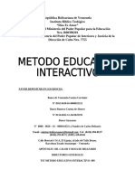 TST009 - Metodo Educativo Interactivo