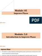 Six Sigma Improve Phase