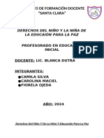 Derechos Del Niño y La Niña de La Educaión para La Paz